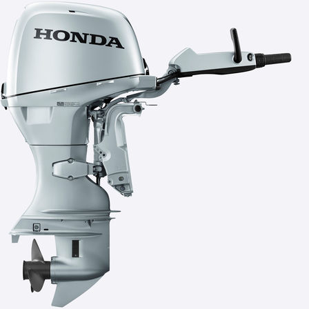 Närbild på Honda-motor.