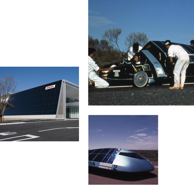 Bilder från World Solar Challenge.