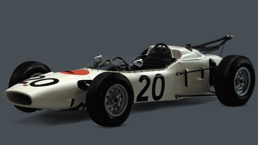 Honda tävlingsbil från 1960-talet.
