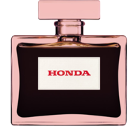 Honda-parfymflaska med olja.
