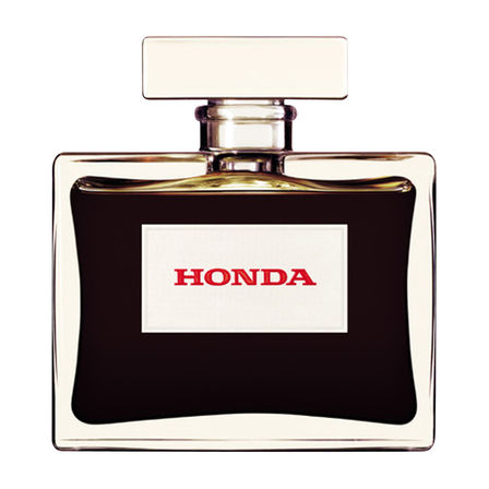 Honda-parfymflaska med olja.