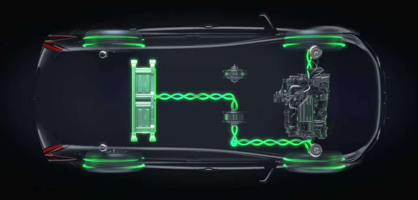 Honda Hybrid – konstruktion inifrån
