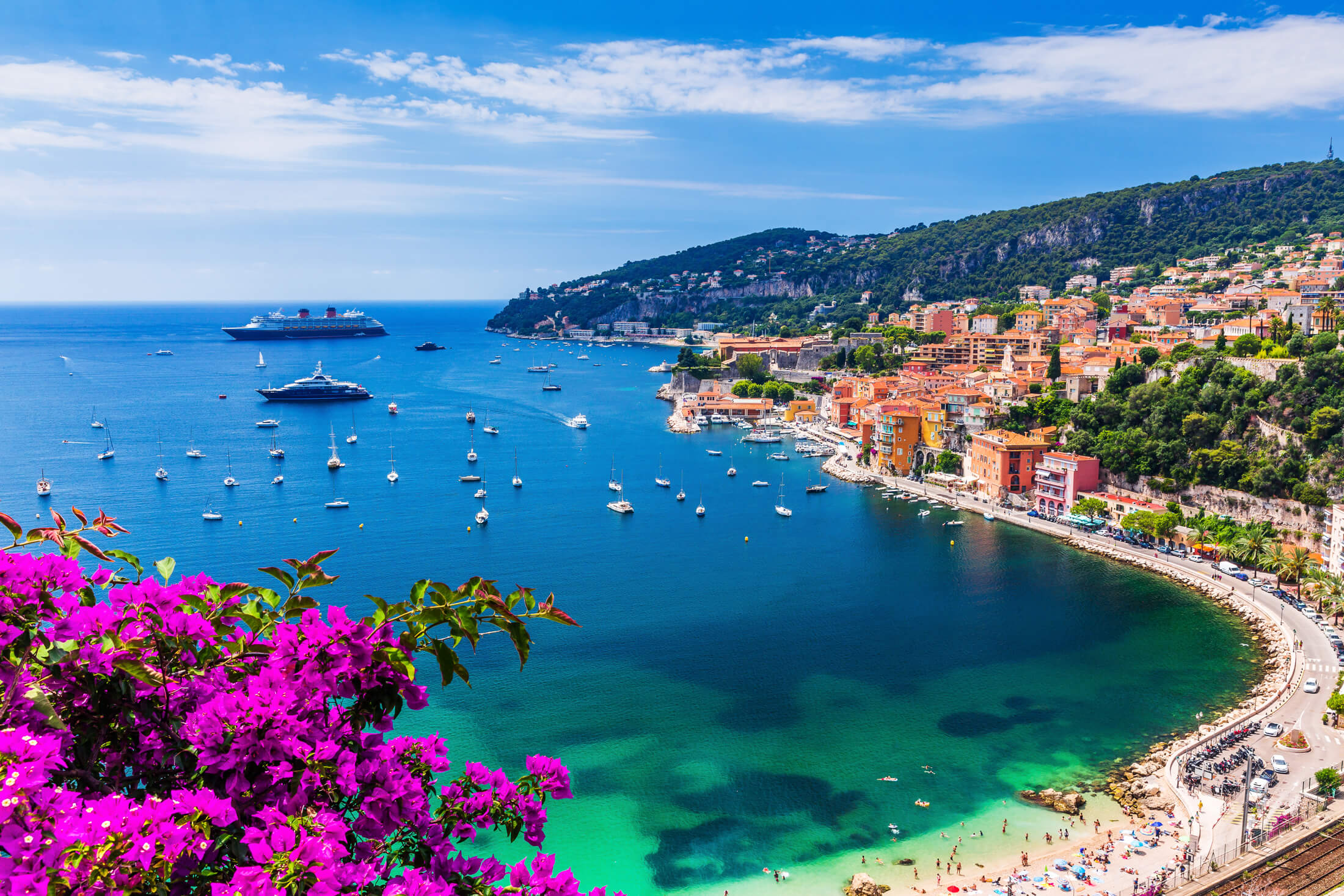 Villefranche sur Mer på Franska rivieran