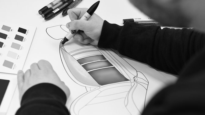 N&auml;rbild p&aring; l&auml;derkl&auml;dda s&auml;ten i en 5-d&ouml;rrars Civic.