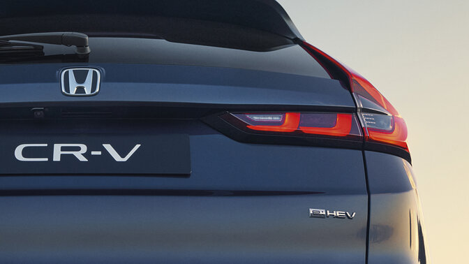 Baksidan på en Honda CR-V