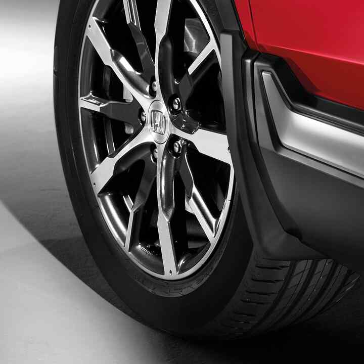 Närbild från sidan av Honda HR-V med lädersäten.