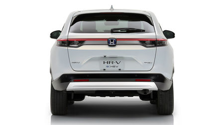 Vy bakifrån av Honda HR-V i en studio