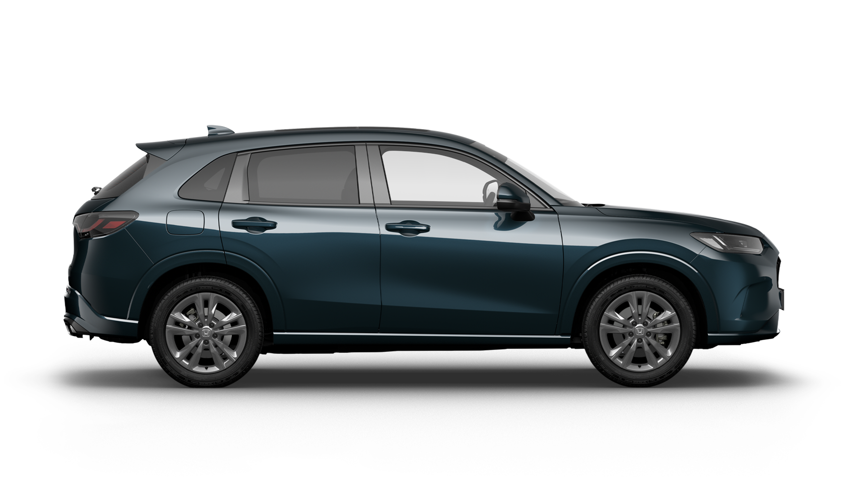 En ZR-V Hybrid vy från sidan