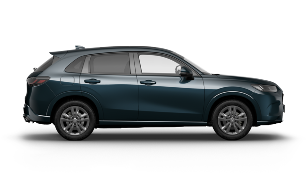 En ZR-V Hybrid vy från sidan