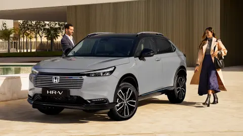 Närbild på Honda HR-V-färgen