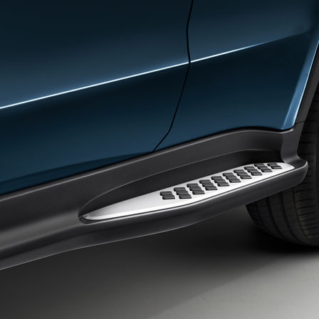 Närbild på instegslist i Honda HR-V.