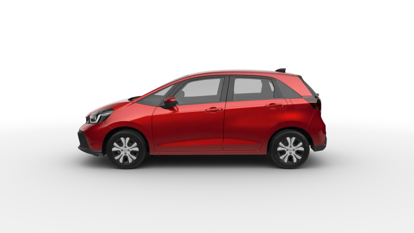 Vy från sidan av Honda Jazz