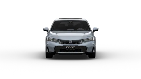 Vy framifrån av Honda Civic