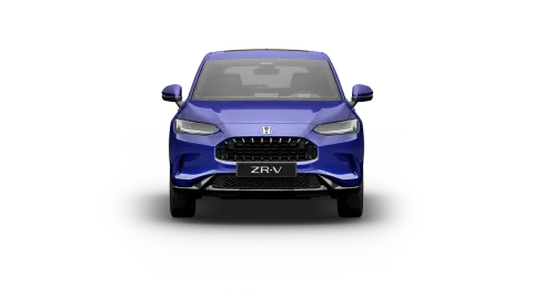 En blå Honda ZR-V, vy framifrån