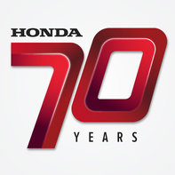 Logotyp för Hondas 70-årsjubileum.