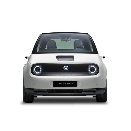 Vy framifrån av Honda BEV.