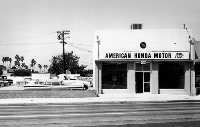 En arkivbild på Honda Motor Co. i Los Angeles.