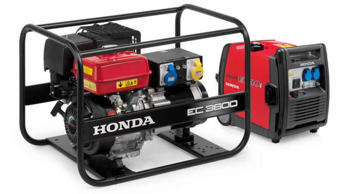 3x Honda generators.