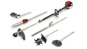 Honda Versatool med olika tillbehör.