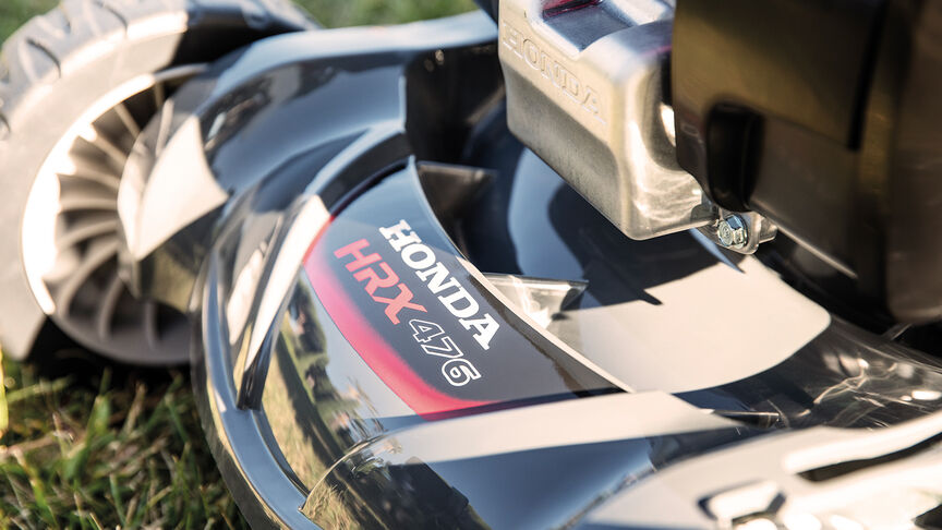  Närbild av framsidan på Honda HRX 476