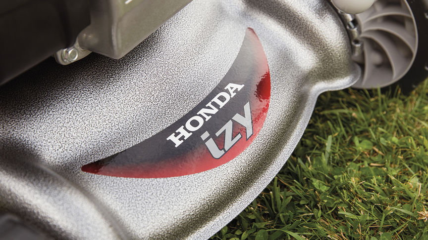 Honda IZY detaljbild av stålfinish