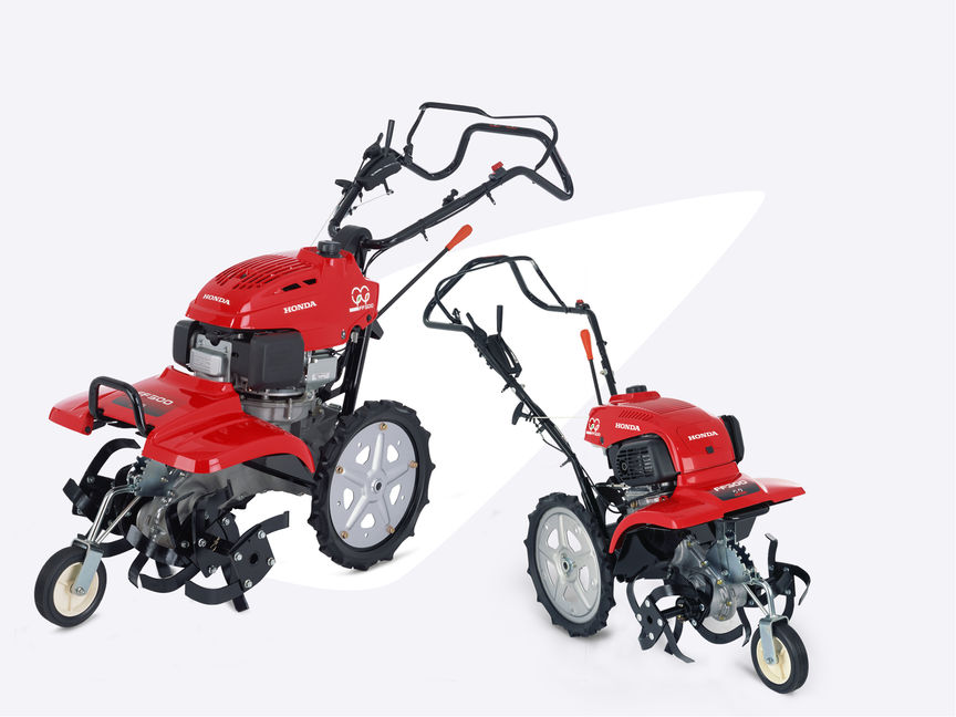 2 Honda rotorfräsar.