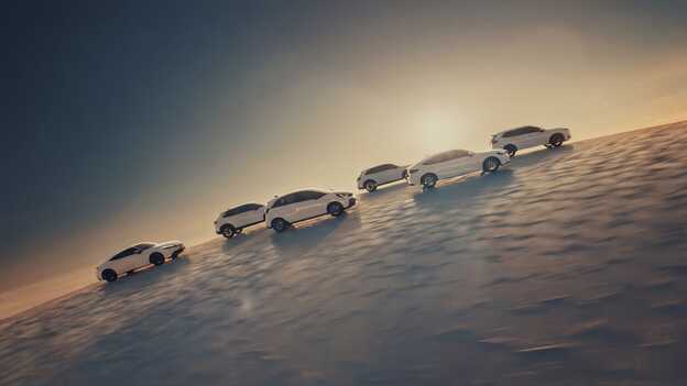 Civic Hatch yttre front 3 kvartals sikt