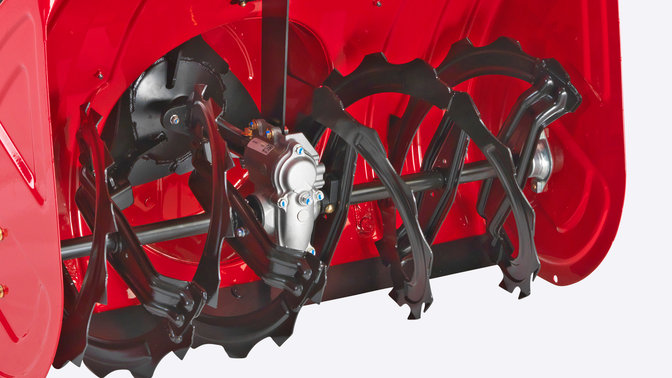 N&auml;rbild p&aring; matarskruv.