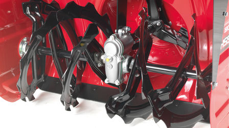 N&auml;rbild p&aring; matarskruv.