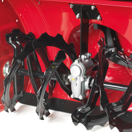 N&auml;rbild p&aring; matarskruv.